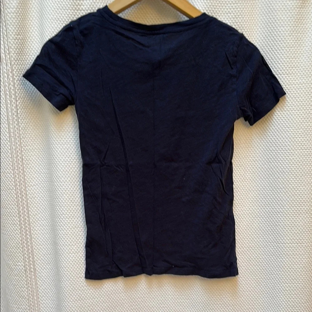 J. Crew Blue Short Sleeve Tee Apres Ski XXS - Picture 4 of 4